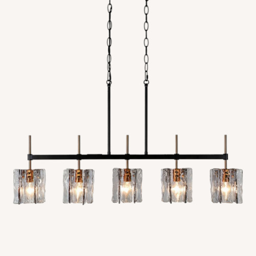 Used Bed Bath & Beyond Black Metal Ceiling Lamp for sale on AptDeco