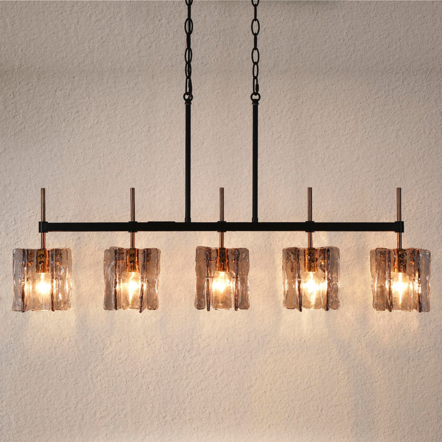 Bed Bath & Beyond Black Metal Ceiling Lamp - image-4