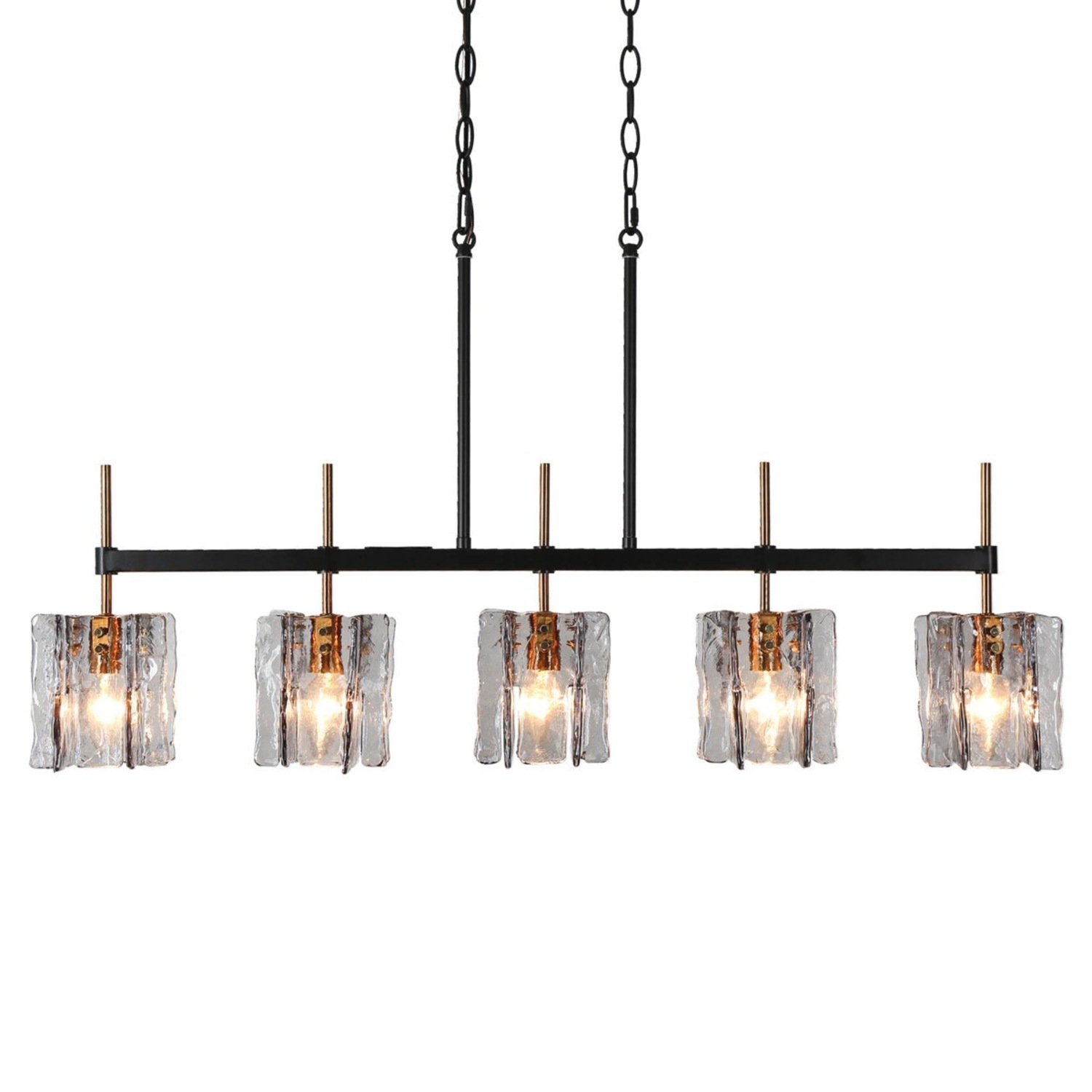 Bed Bath & Beyond Black Metal Ceiling Lamp - image-3