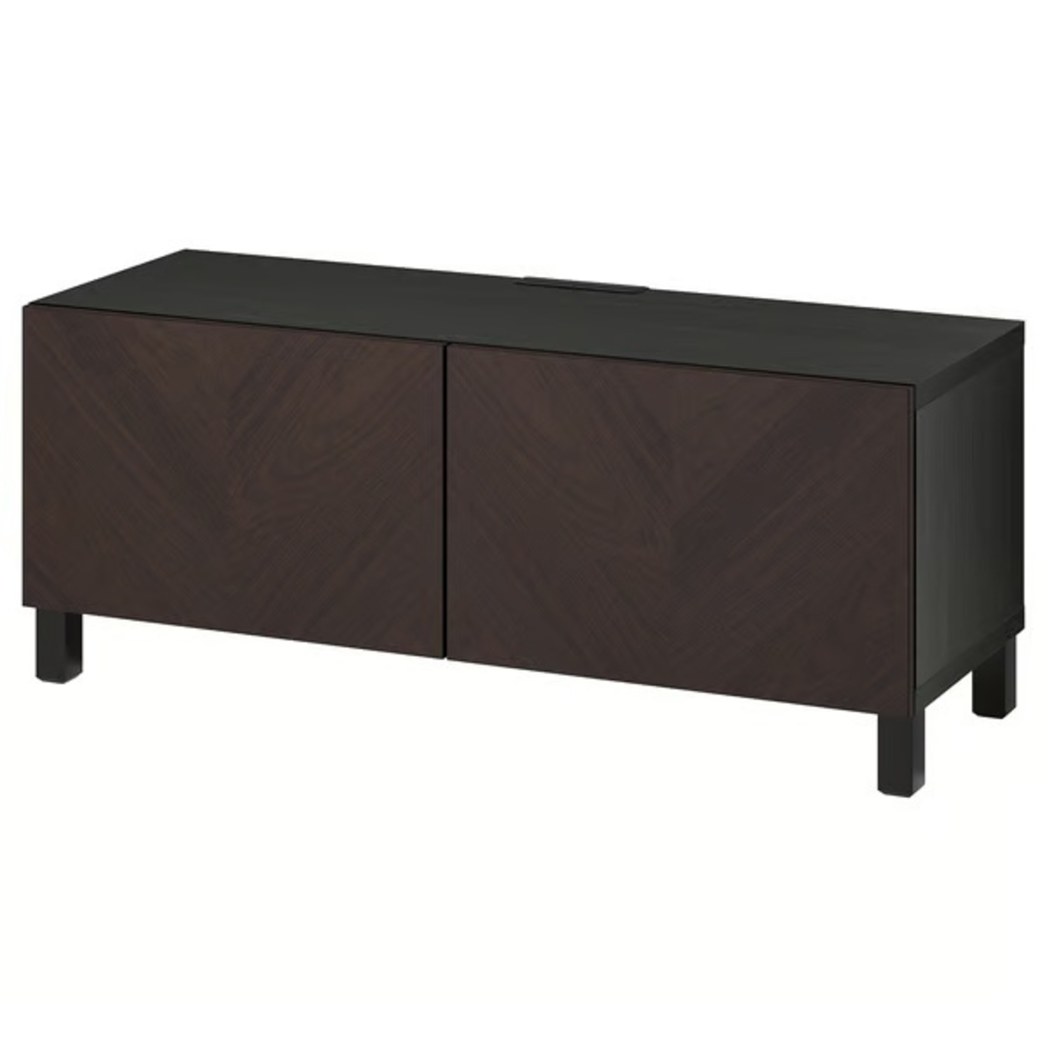 IKEA Bestå Dark Brown Wood TV Cabinet - image-7