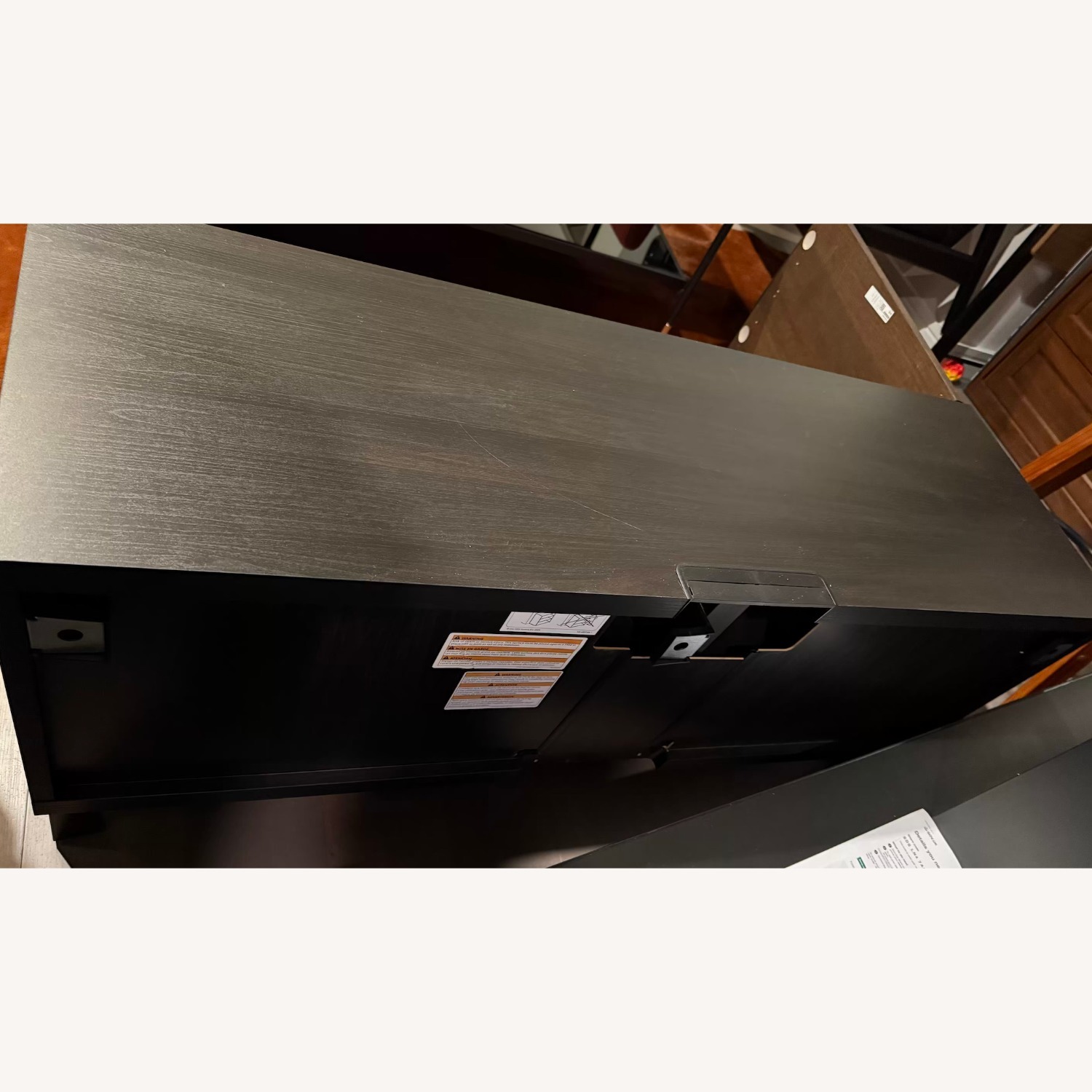 IKEA Bestå Dark Brown Wood TV Cabinet - image-5