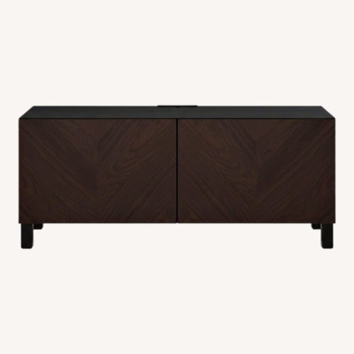 Used IKEA Bestå Dark Brown Wood TV Cabinet for sale on AptDeco