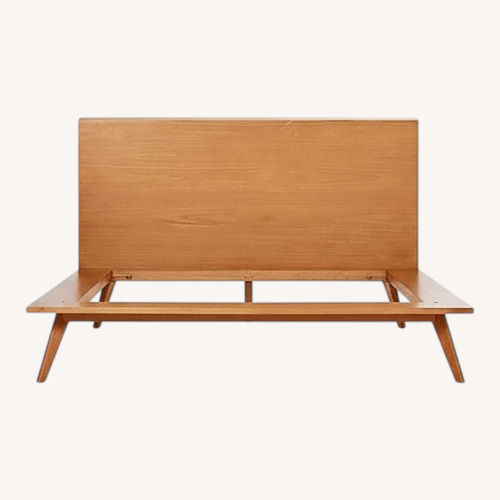Used West Elm Mid-Century Platform Bed Queen for sale on AptDeco