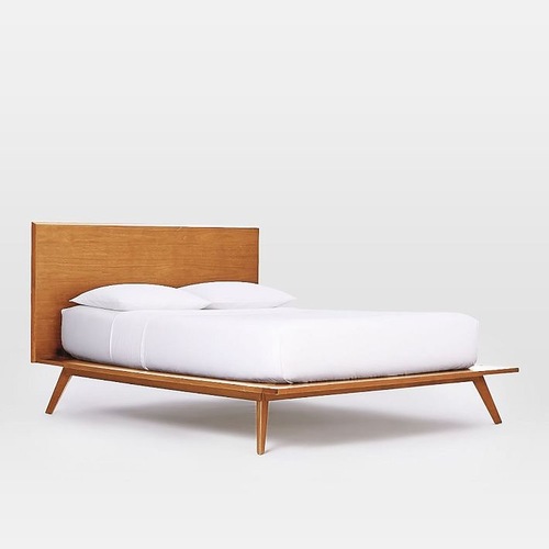 Used West Elm Mid-Century Platform Bed Queen for sale on AptDeco