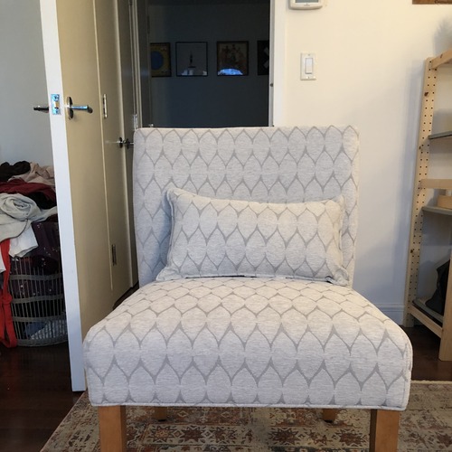 Used Textured Grey Chair for sale on AptDeco