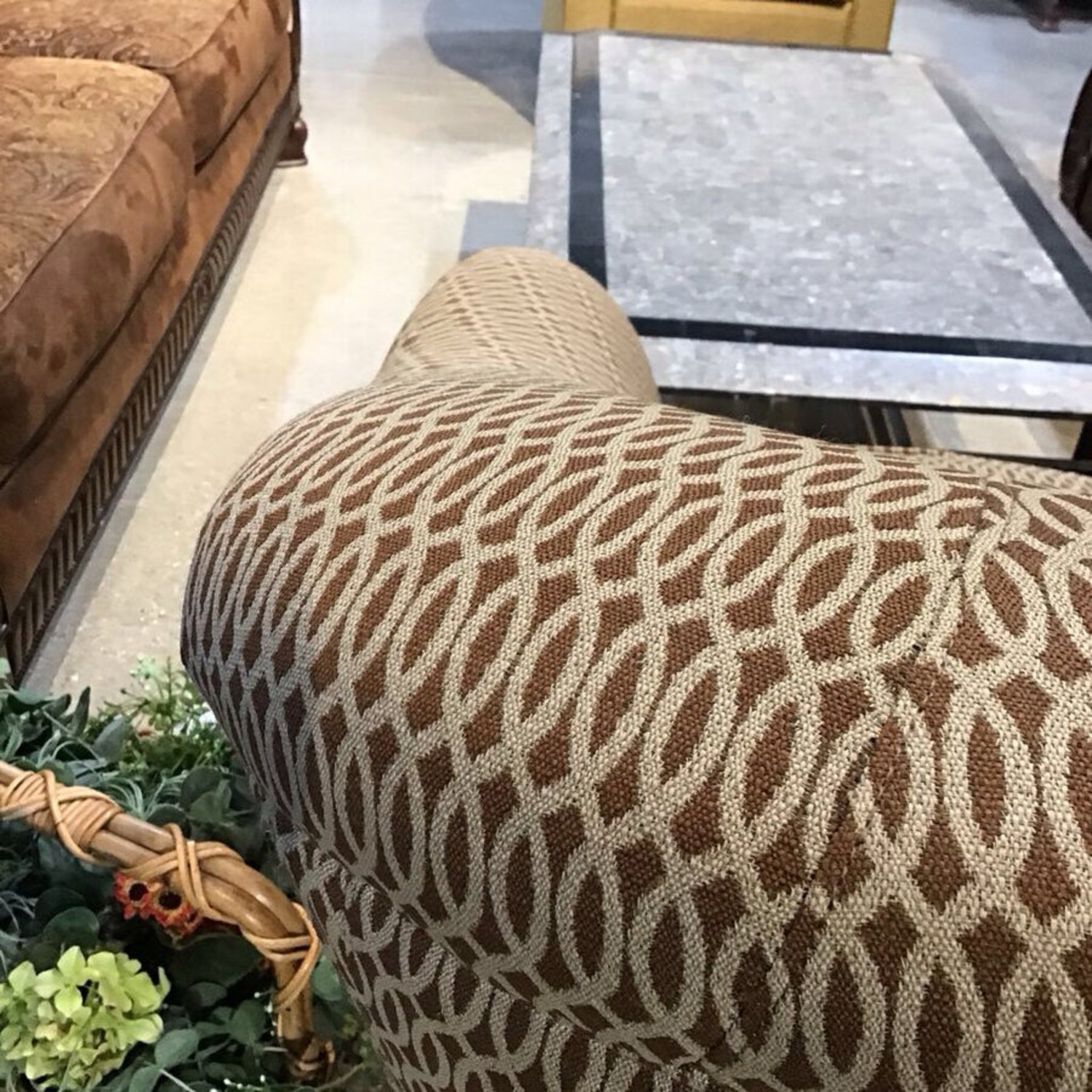 Vanguard Furniture Custom Patterned Swivel Chair - image-7