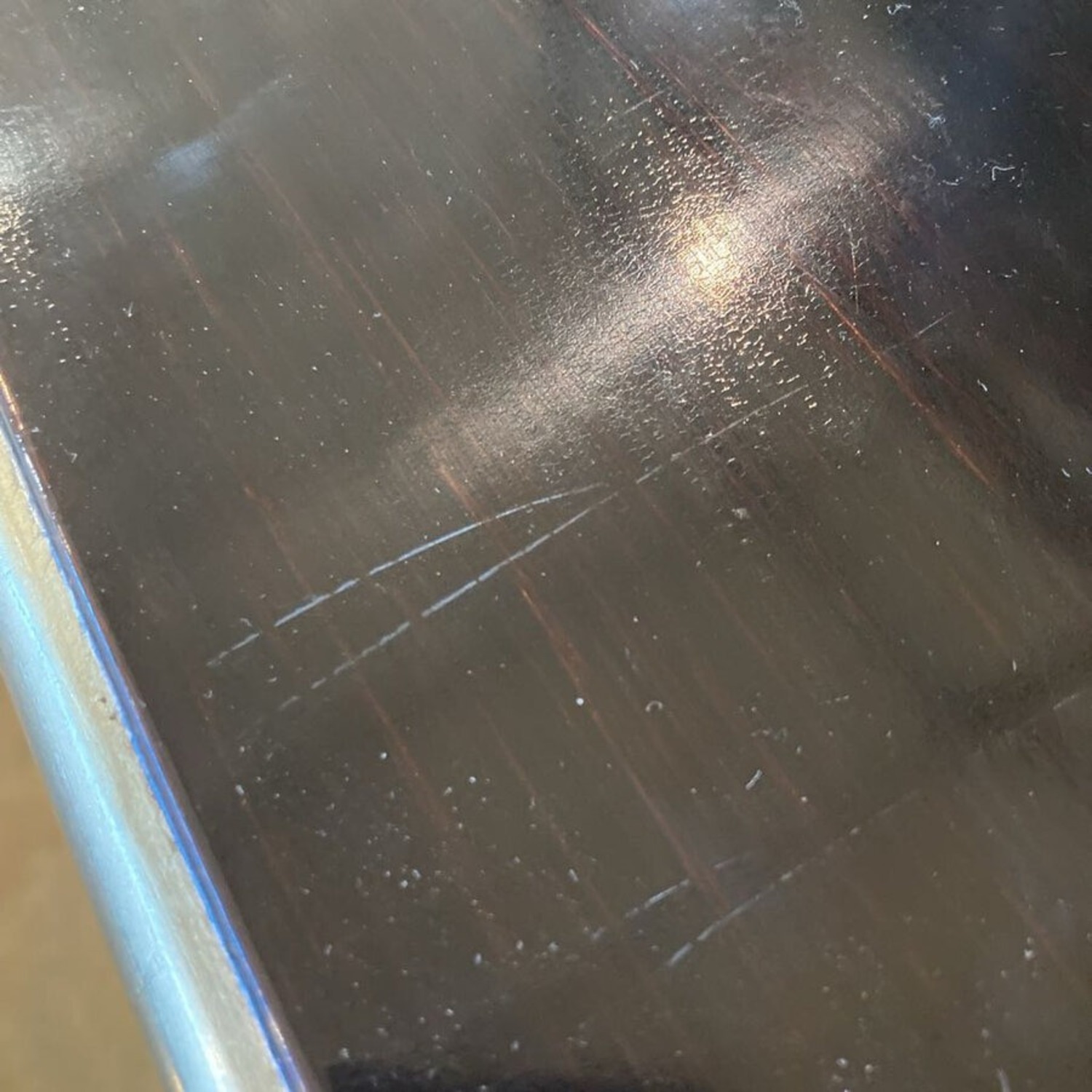 Ornate Leaf Motif Curved Buffet - image-13