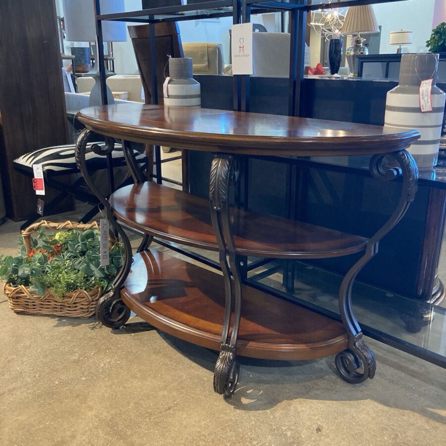 Macy's May Transitional Sofa Table  - image-3