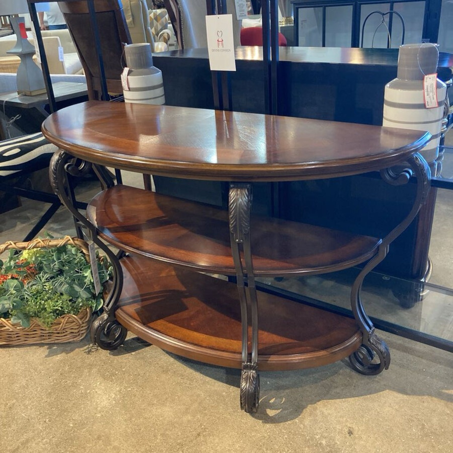 Macy's May Transitional Sofa Table  - image-2