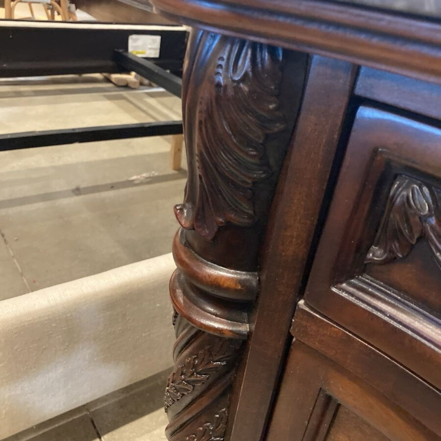 North Shore Marble Top 3-Drawer Nightstand - image-9