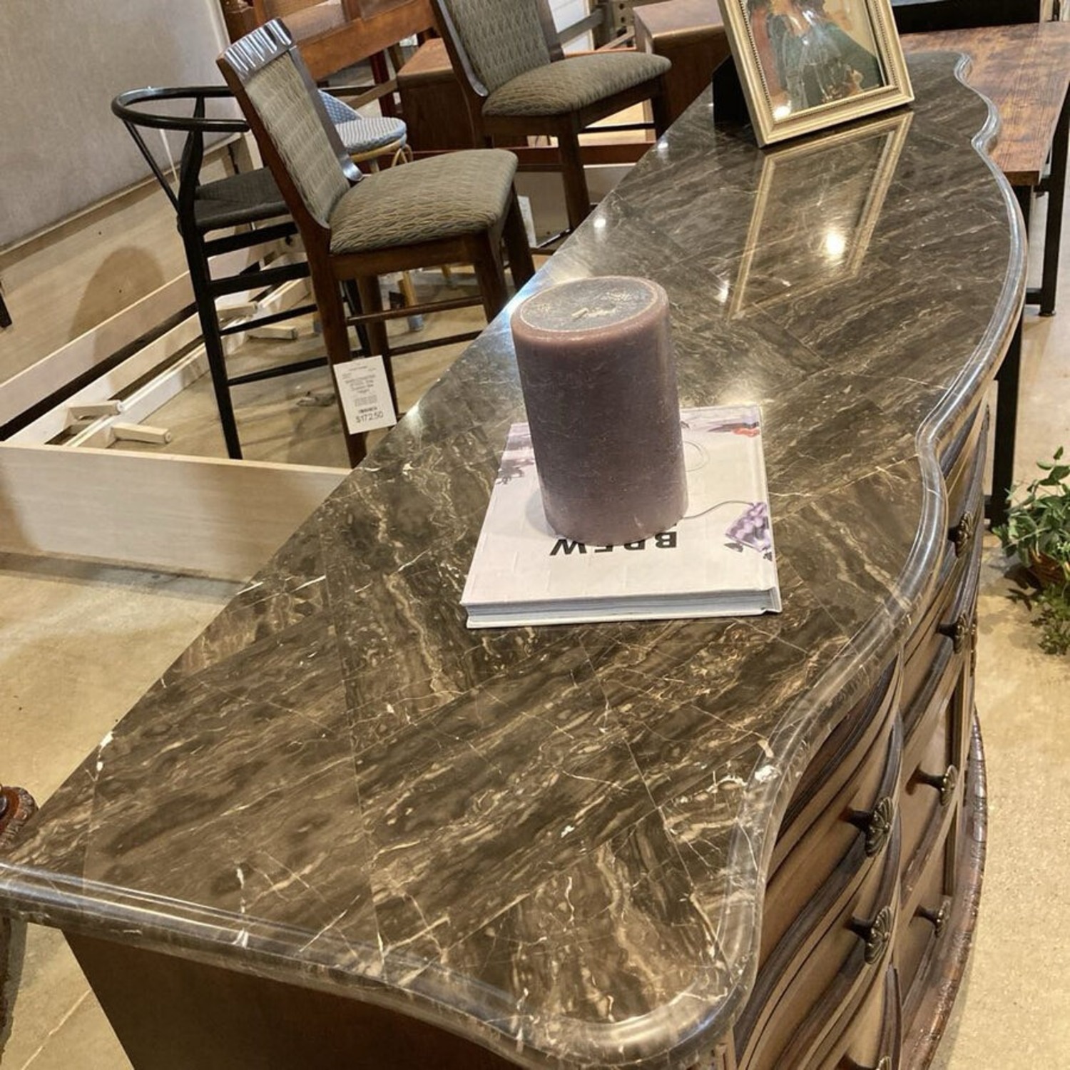 North Shore Marble Top 9-Drawer Dresser - image-9