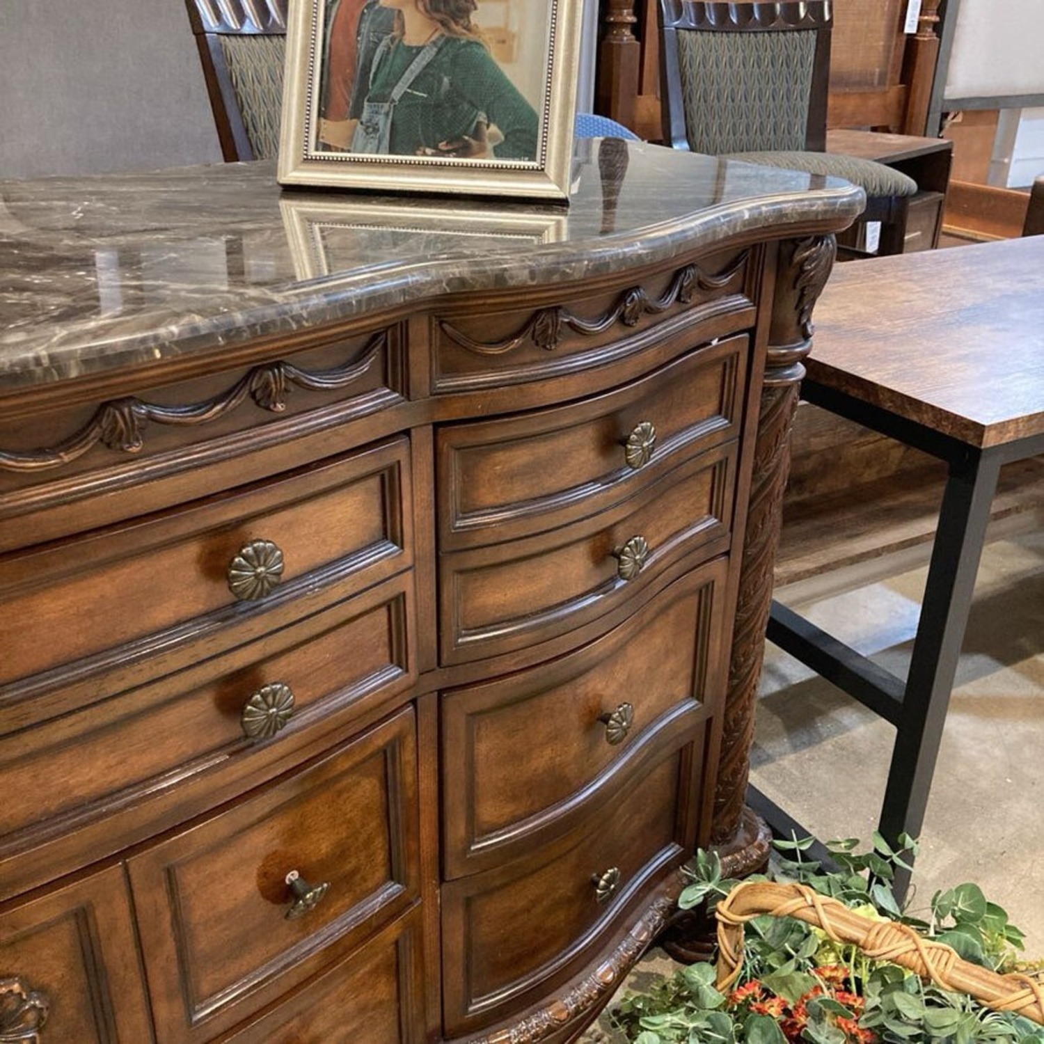 North Shore Marble Top 9-Drawer Dresser - image-4