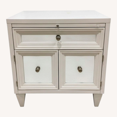 Used Z Gallerie Concerto Mirrored Nightstand for sale on AptDeco