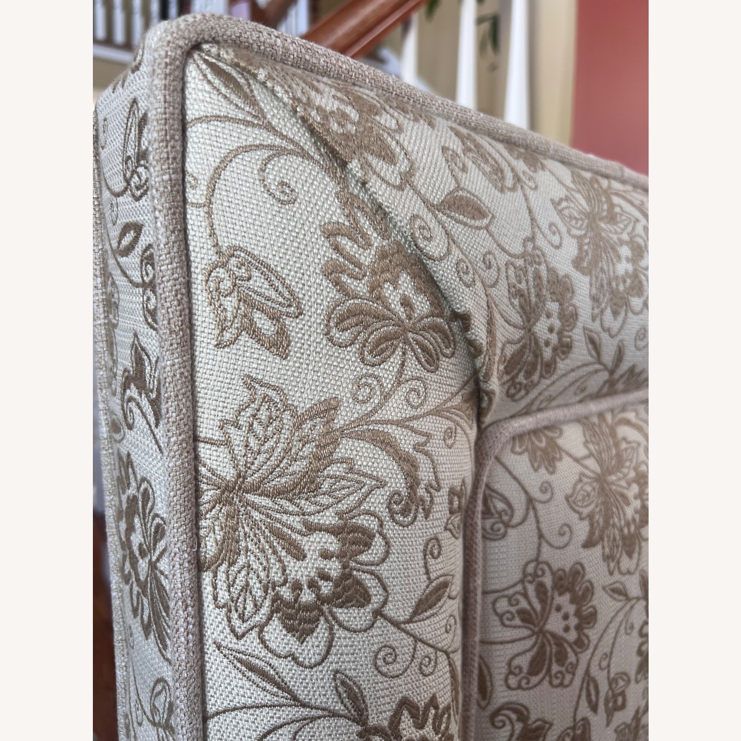 Fellouss And Company Light Brown Fabric Headboard - image-2