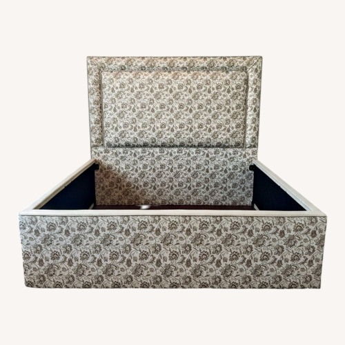 Used Fellouss And Company Light Brown Fabric Headboard for sale on AptDeco