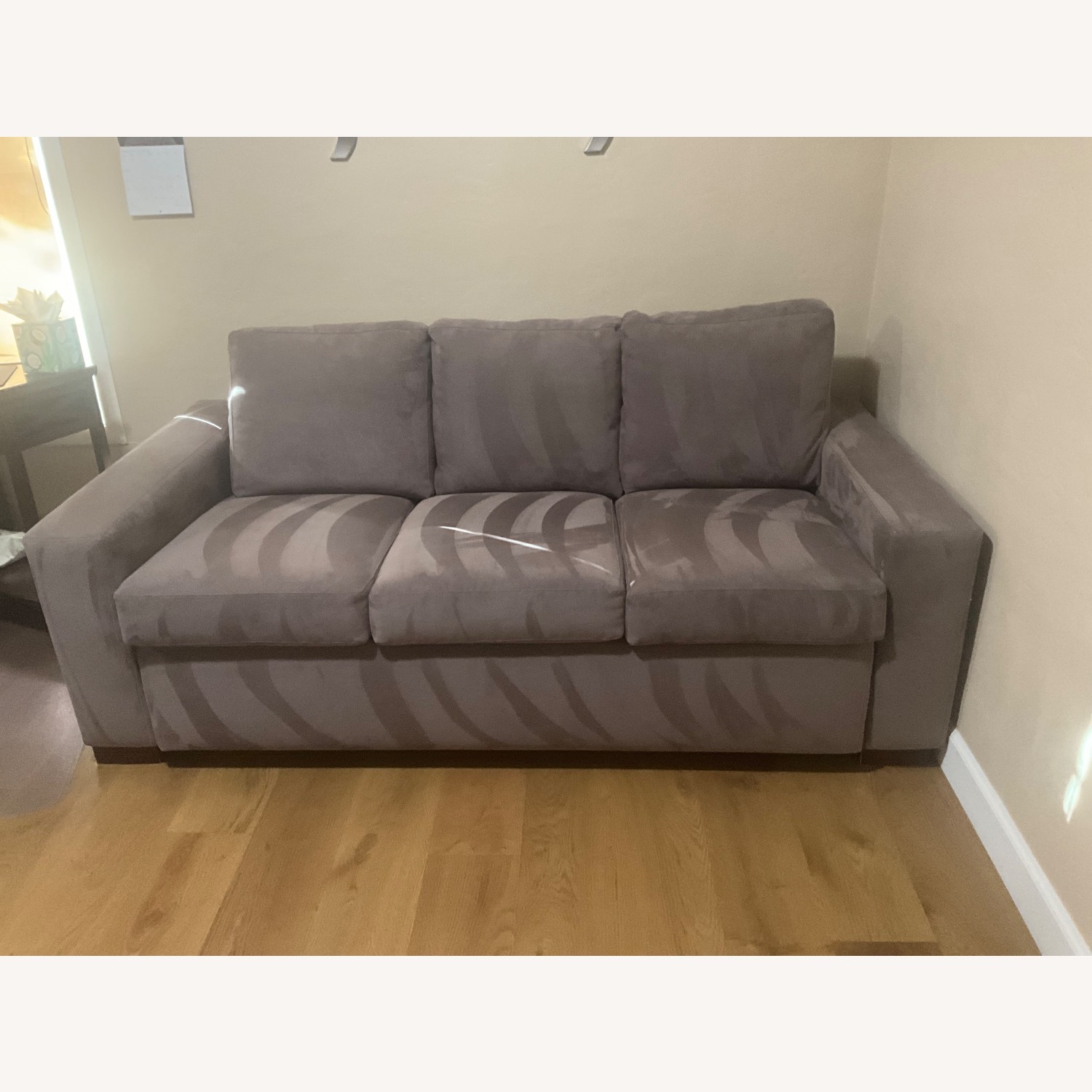 Dark Brown Sleeper Sofa - image-1