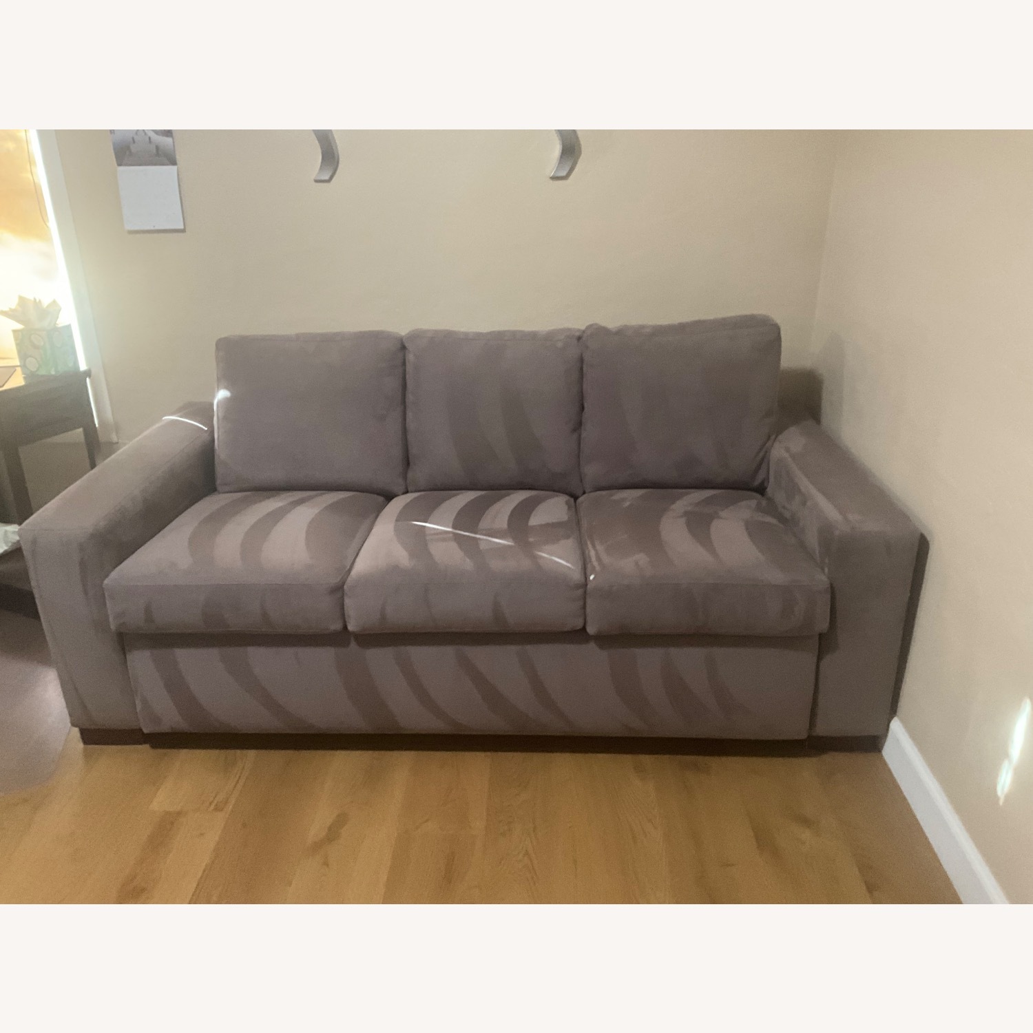 Dark Brown Sleeper Sofa - image-2