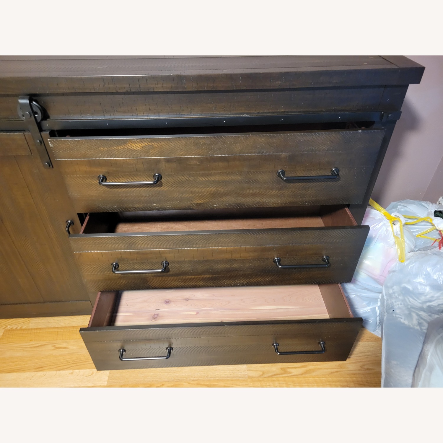 Montana Dark Brown Wood Dresser - image-6