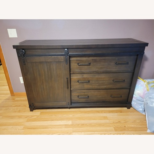 Used Montana Dark Brown Wood Dresser for sale on AptDeco