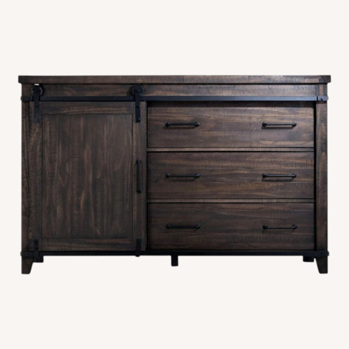 Used Montana Dark Brown Wood Dresser for sale on AptDeco