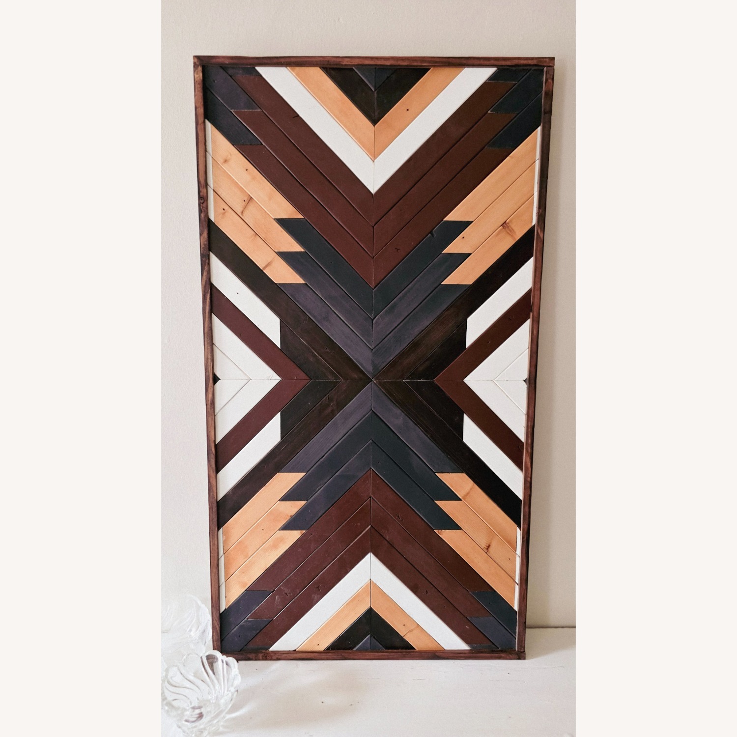 Reclaimed Military Base Wood Art - image-1