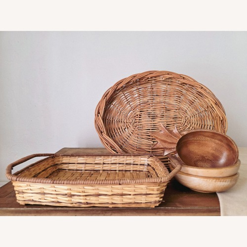 Used Basket & Bowls Collection (Coffee Table Set) for sale on AptDeco
