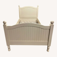 Pottery Barn white Thomas Twin Bed 