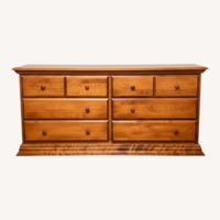 Bellini Furniture Light Brown Wood Dresser