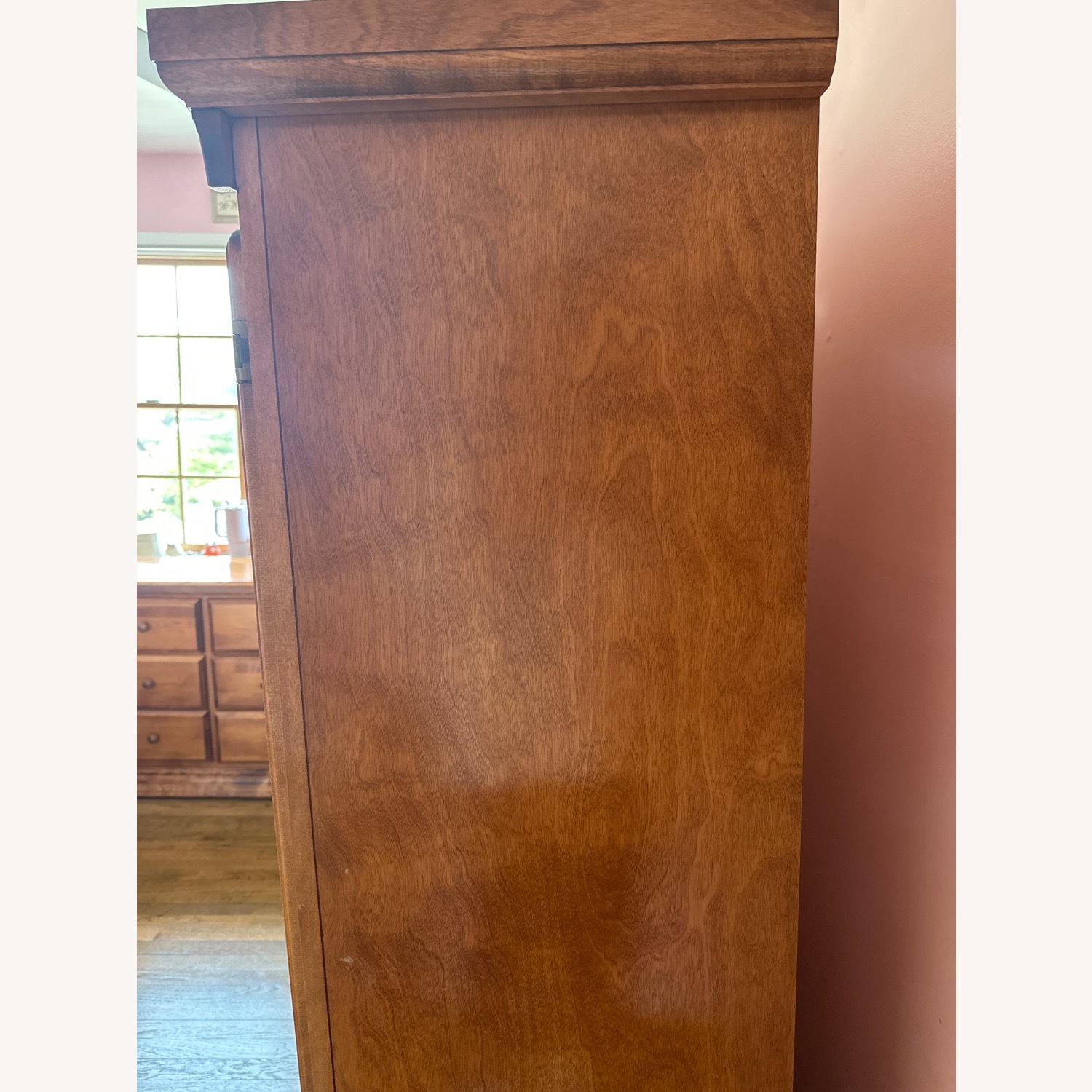 Bellini Furniture Light Brown Wood Armoire - image-3