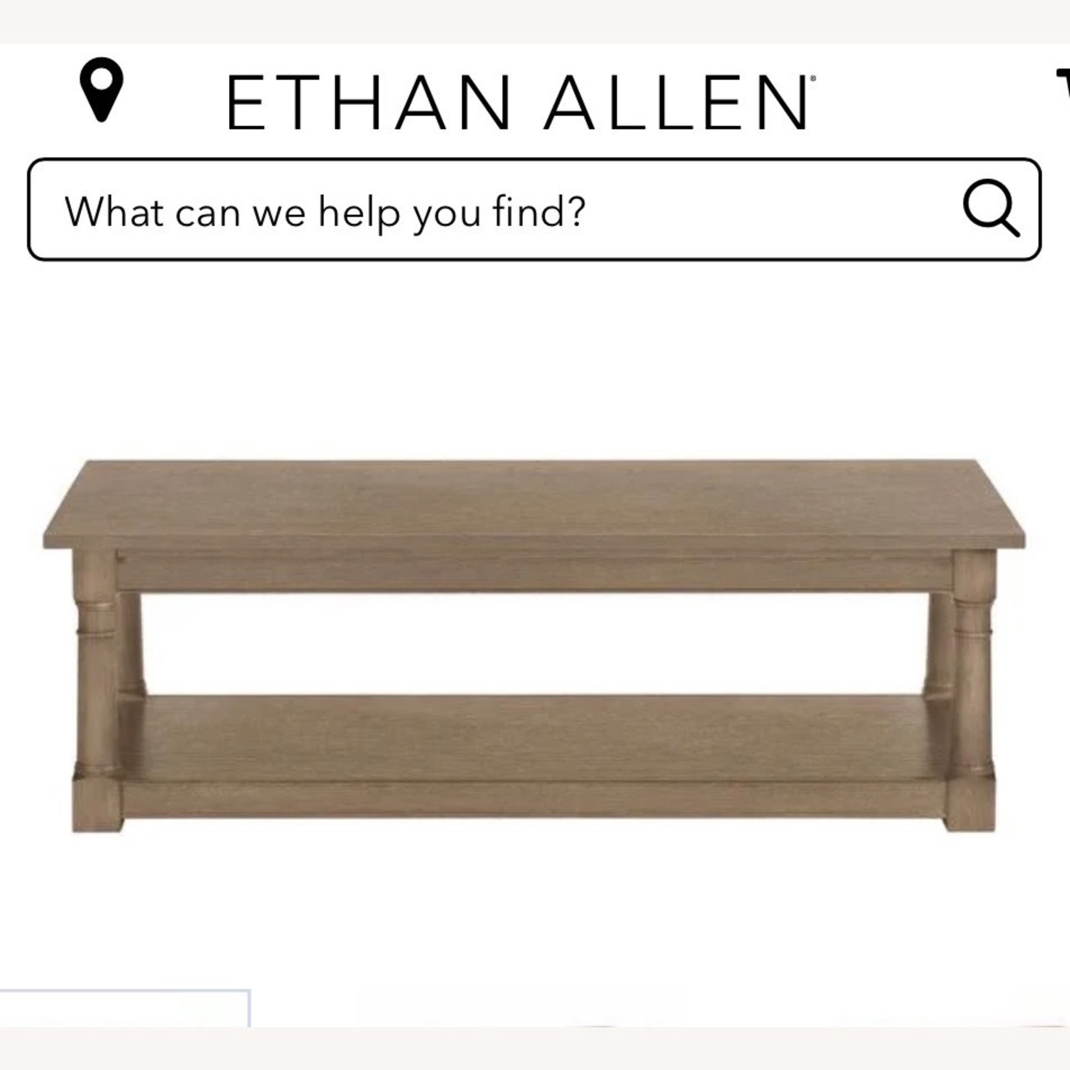 Ethan Allen Coffee Table - image-1