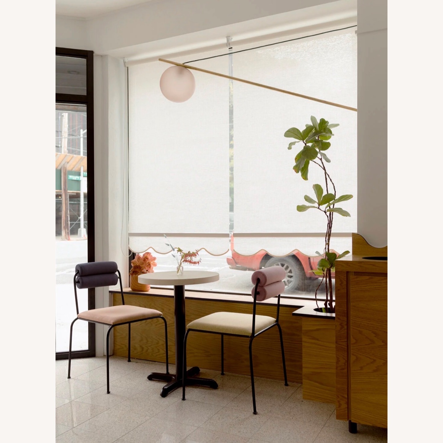 Large Brass ISO Sconce Light - image-5