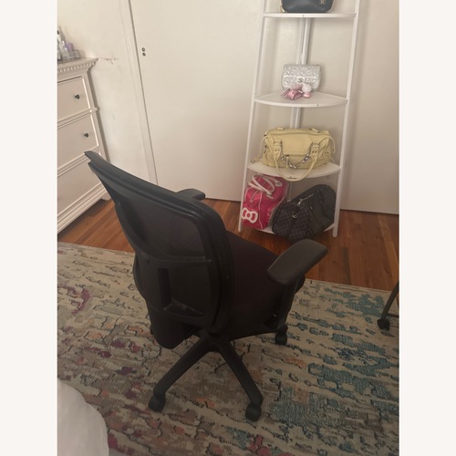 Used Black Fabric Office Chair for sale on AptDeco