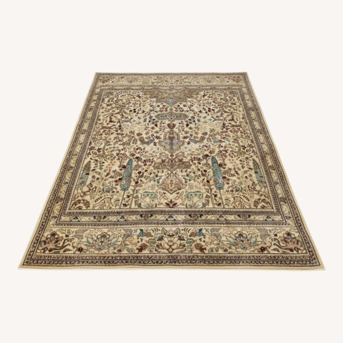 Used Vintage Handwoven Persian Tabriz Rug 11' x 15' for sale on AptDeco