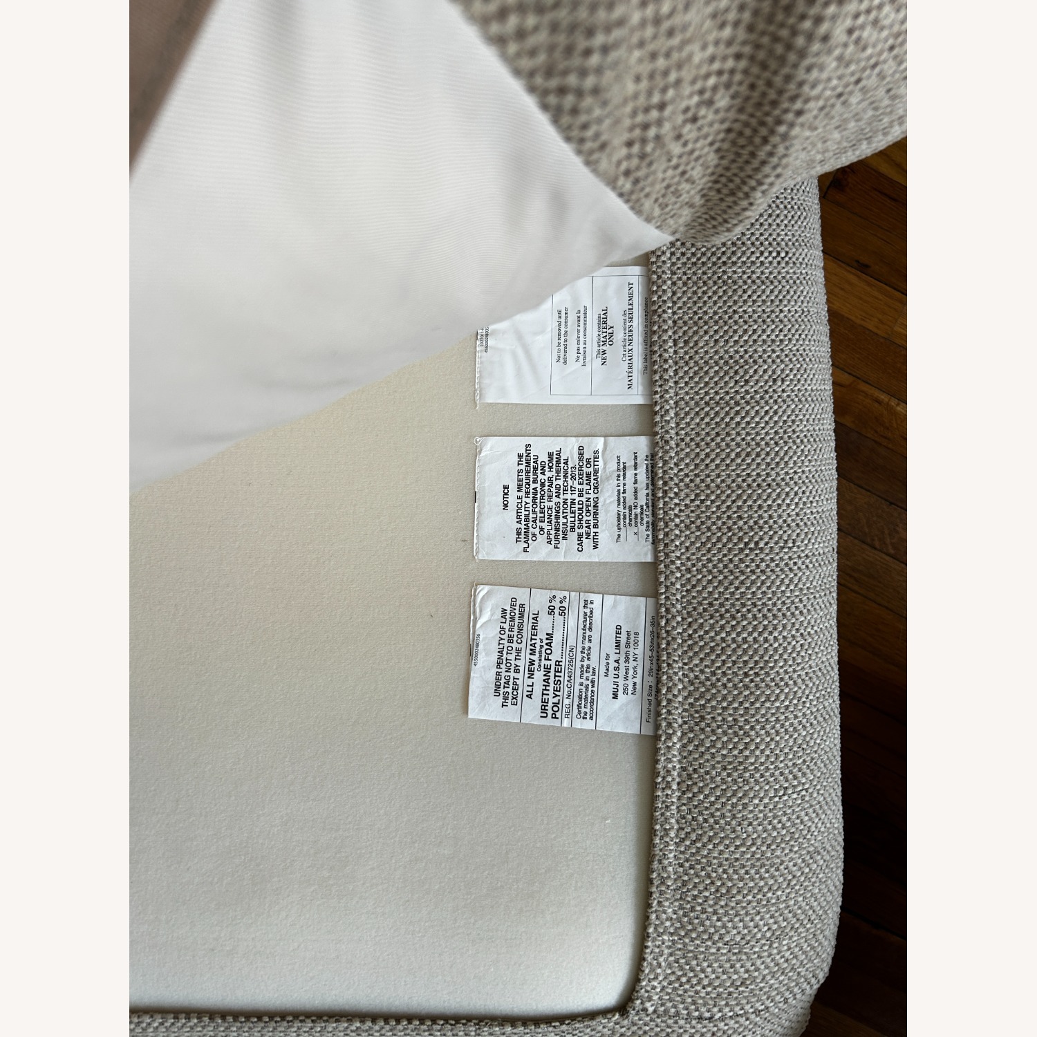 Muji Highback Recliner + Ottoman - image-6