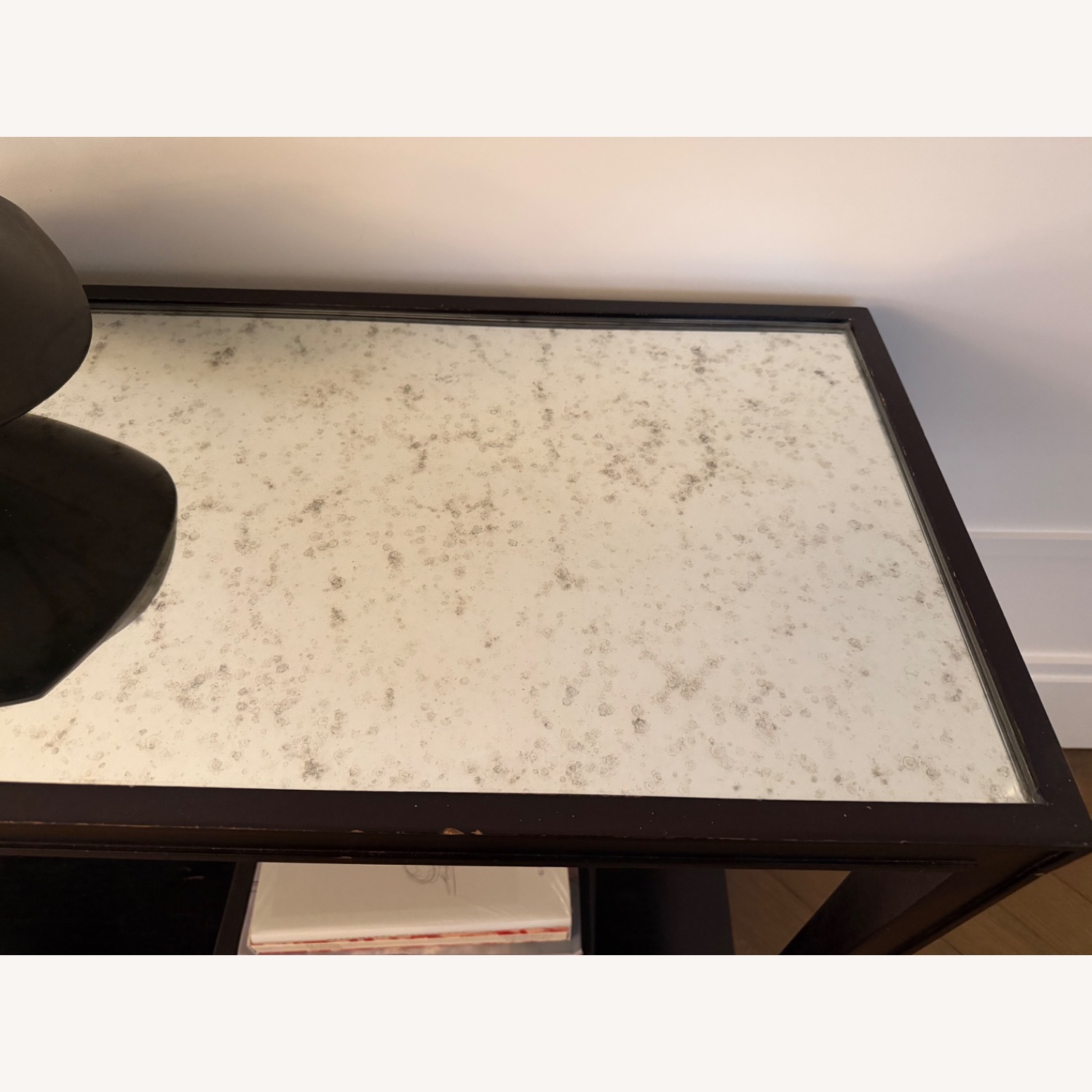 Black Wood Console Table - image-3