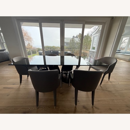 Used Roche Bobois Steeple Dining Chairs - Set of 6 for sale on AptDeco