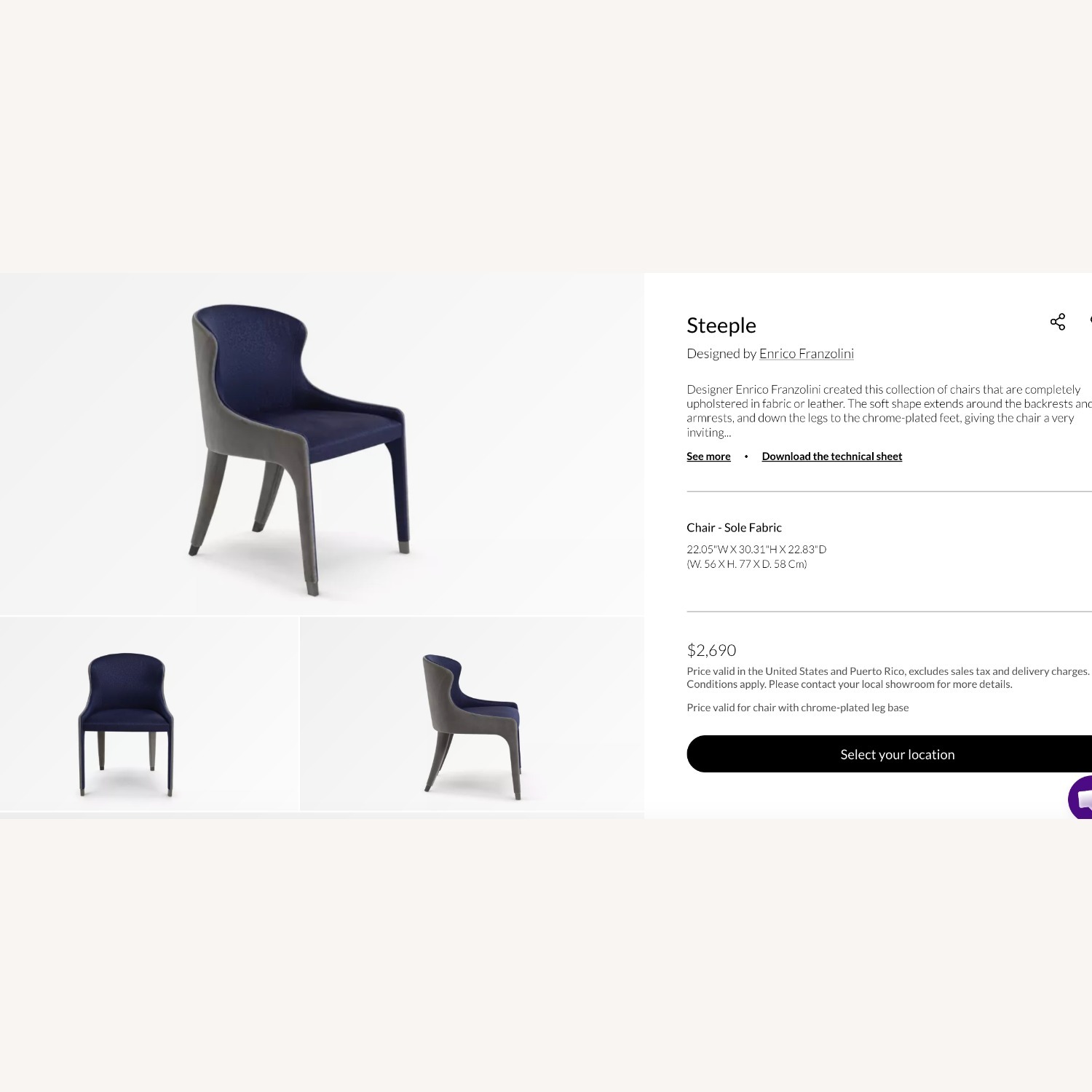 Roche Bobois Steeple Dining Chairs - Set of 6 - image-4