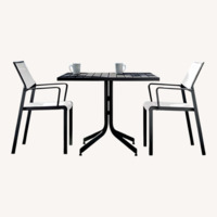 Crate & Barrel Black Metal Patio Furniture