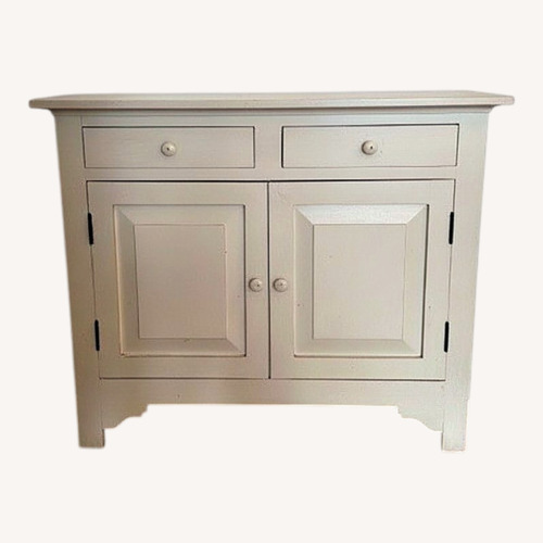 Used Crate & Barrel White Storage Cabinet for sale on AptDeco