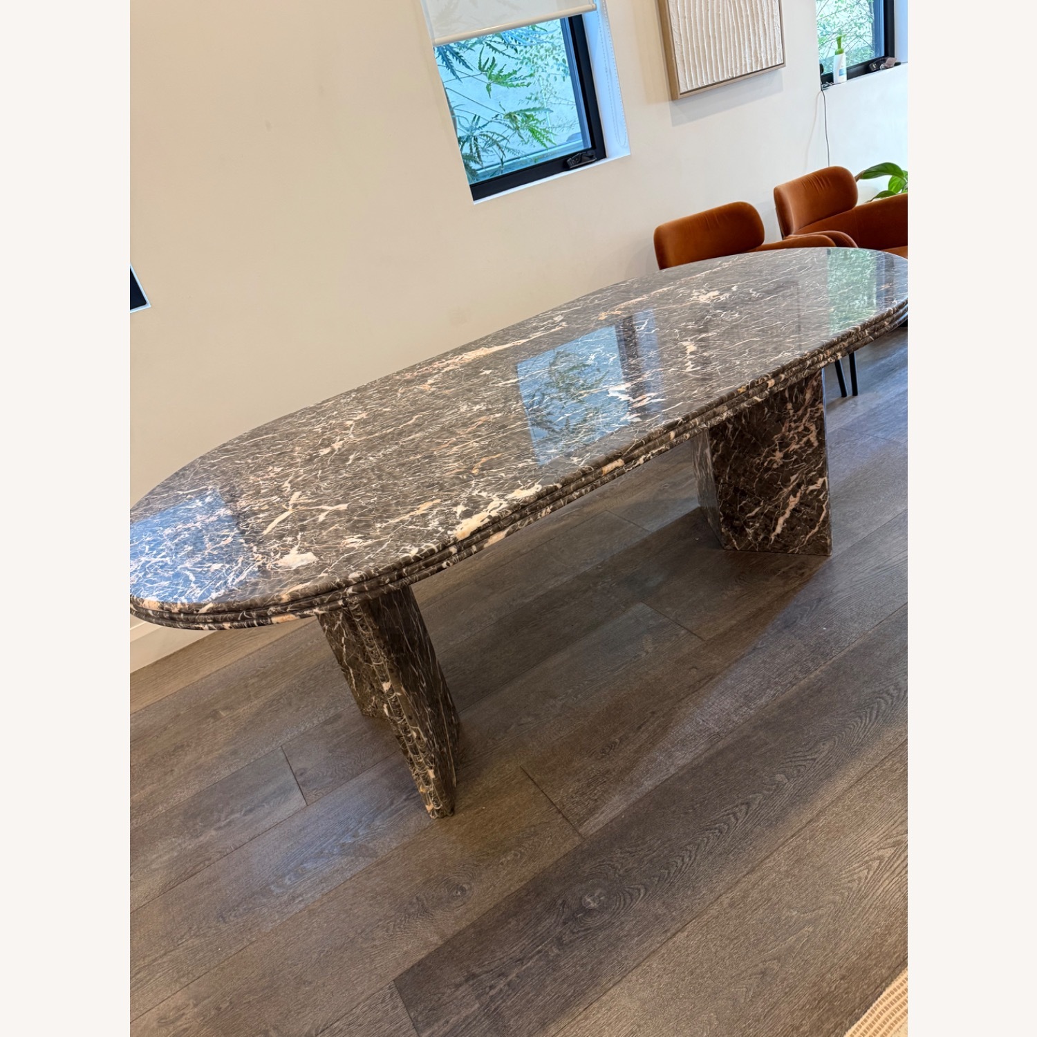 Soho Home Rosaline Black Marble Dining Table - image-6