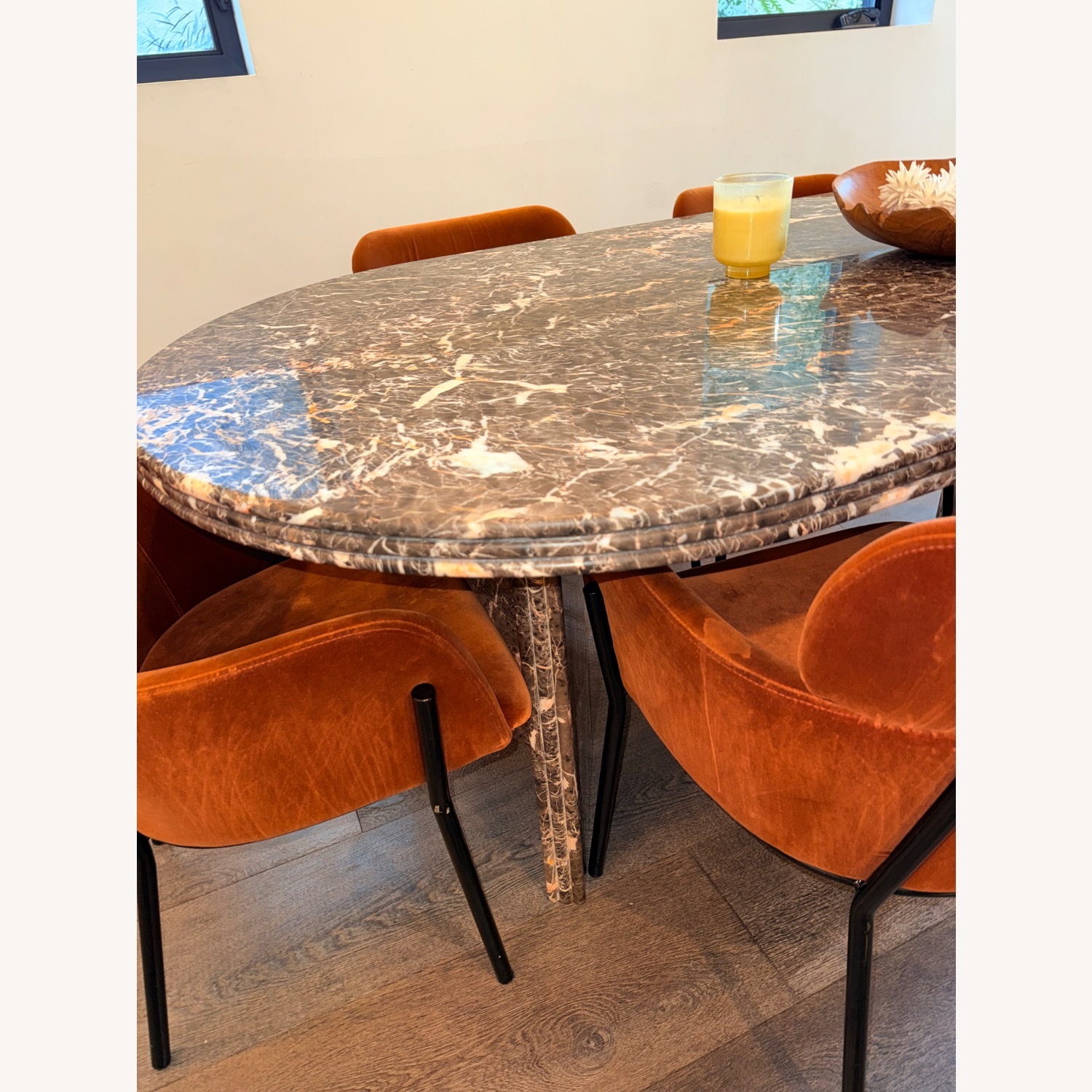 Soho Home Rosaline Black Marble Dining Table - image-4