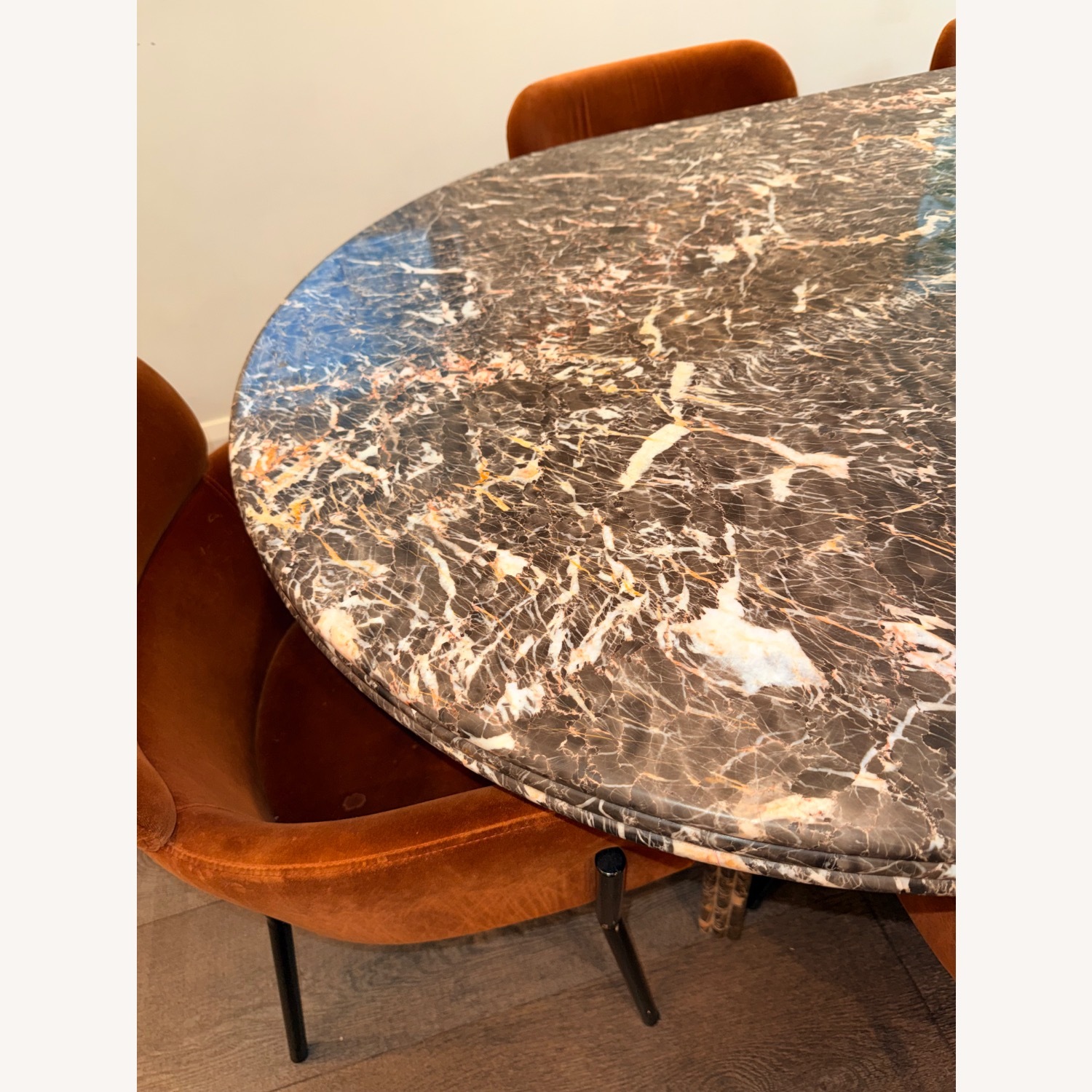 Soho Home Rosaline Black Marble Dining Table - image-5