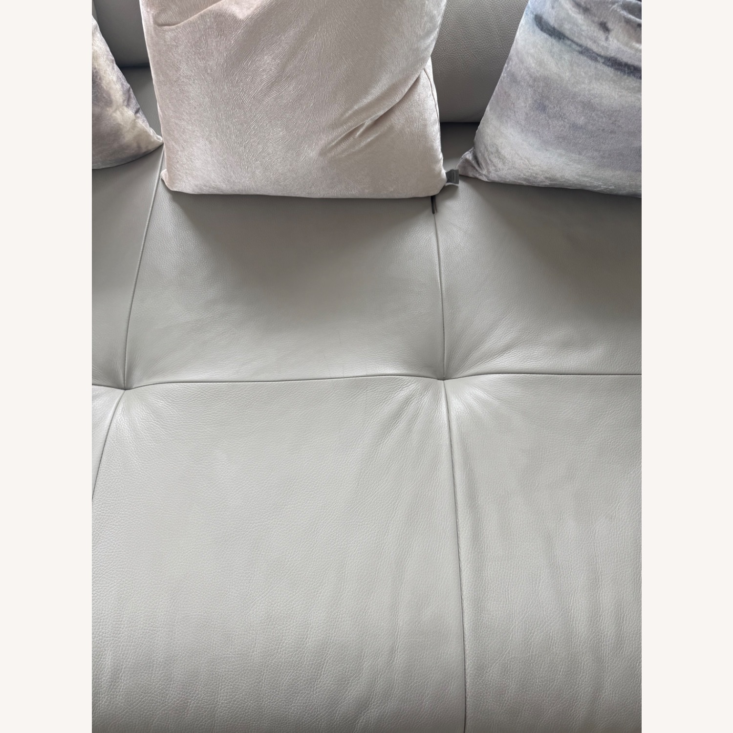 Roche Bobois Scenario White Leather 3+ Piece Sectional - image-7