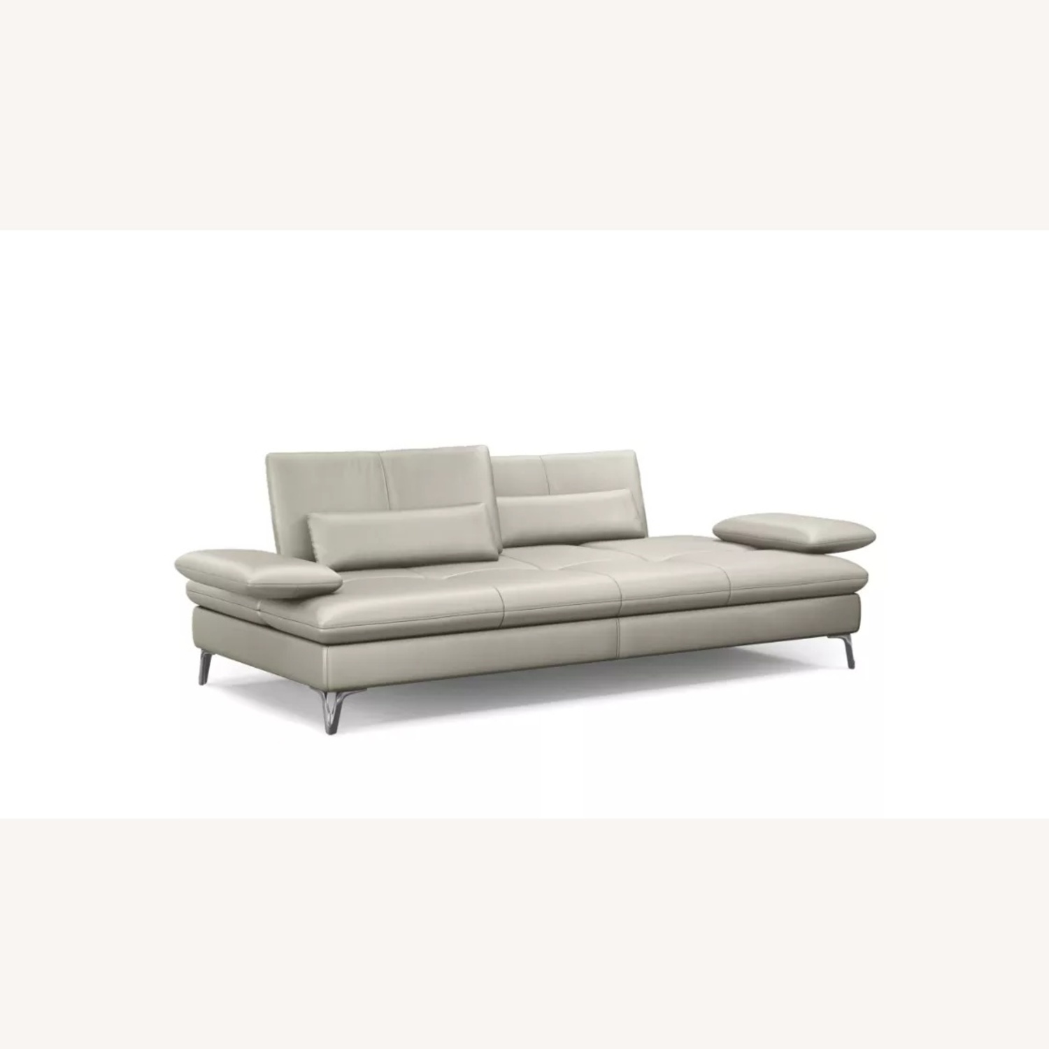 Roche Bobois Scenario White Leather 3+ Piece Sectional - image-5
