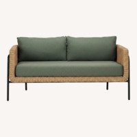 Article Aby 69.5" Outdoor Loveseat - Dravite Green