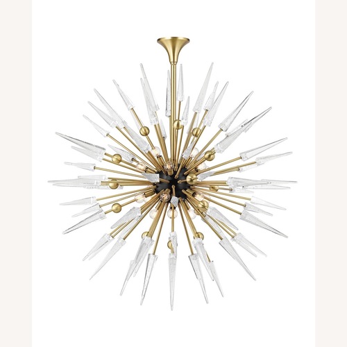 Used 48” Hudson Valley Sparta Chandelier  for sale on AptDeco
