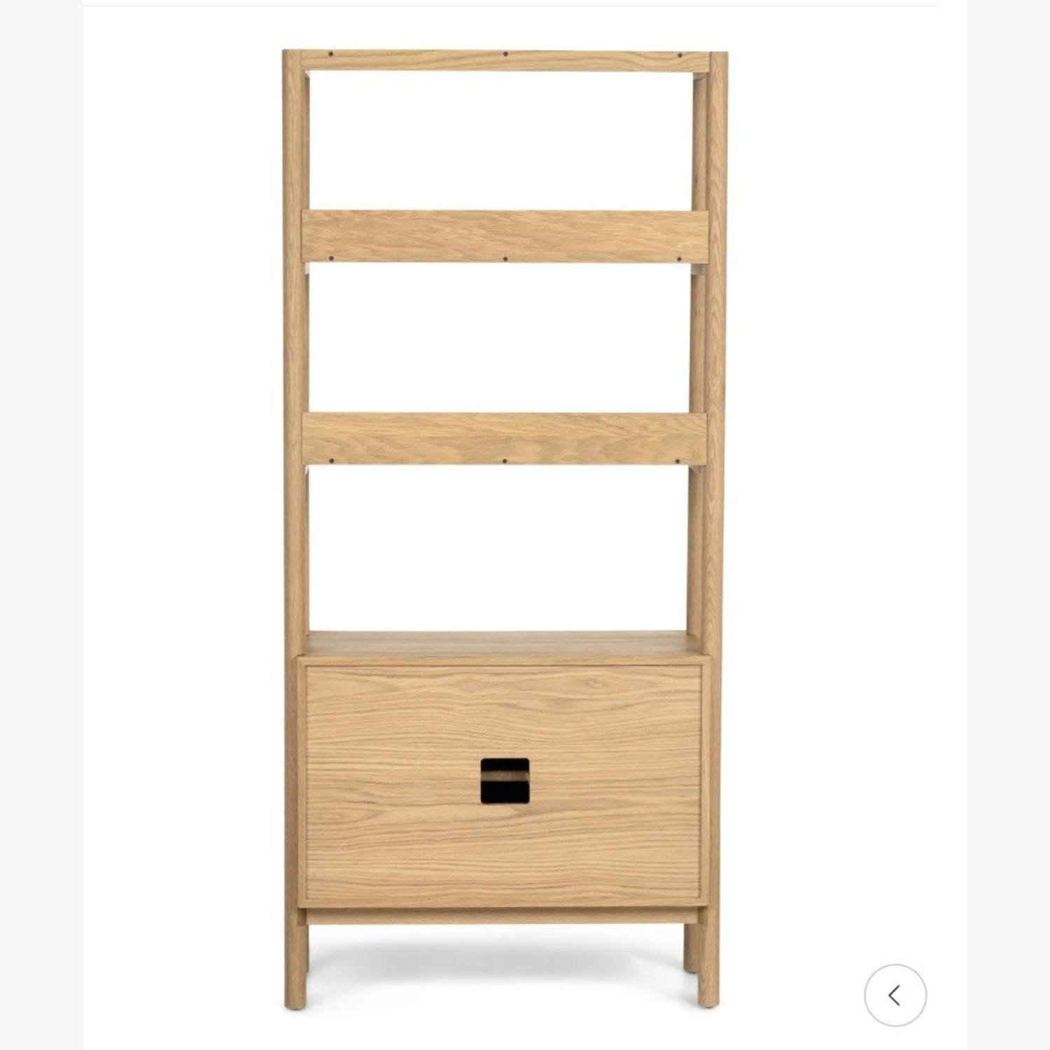 Article Merto 33" Shelving Unit with Storage - Natural Oak - image-4