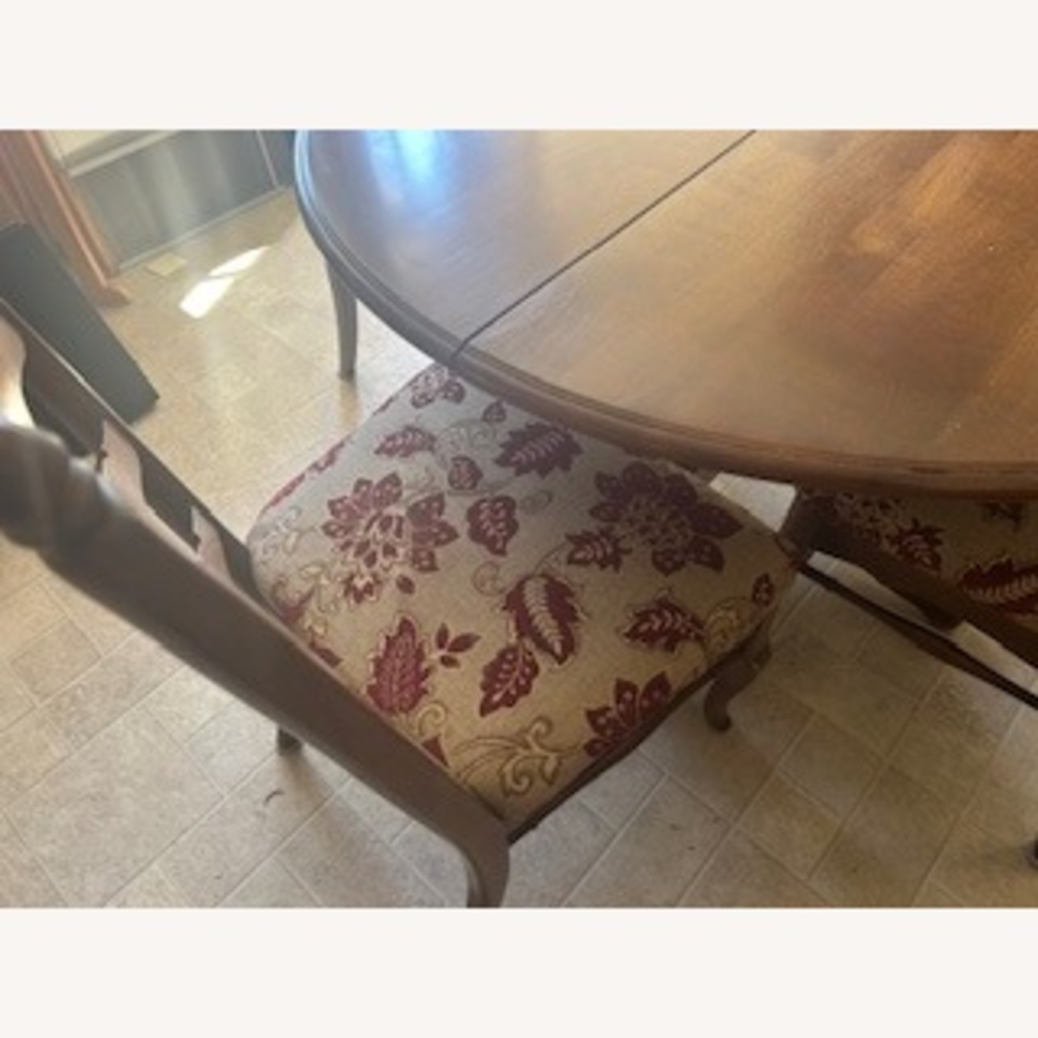 Kitchen Table 4 Upholstered Chairs  - image-2
