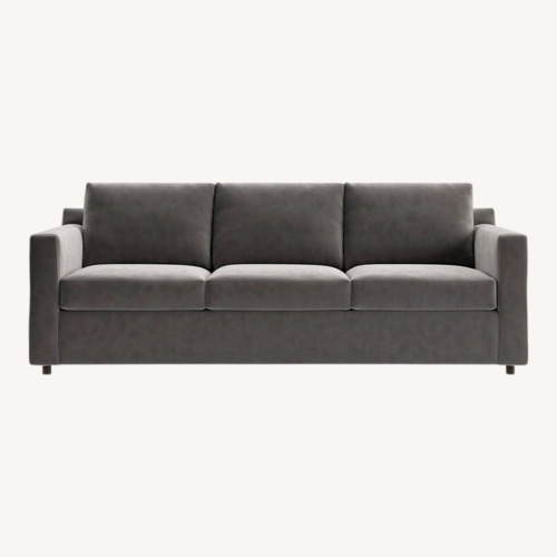 Used Crate & Barrel Barrett II Dark Gray Fabric Sleeper Sofa for sale on AptDeco