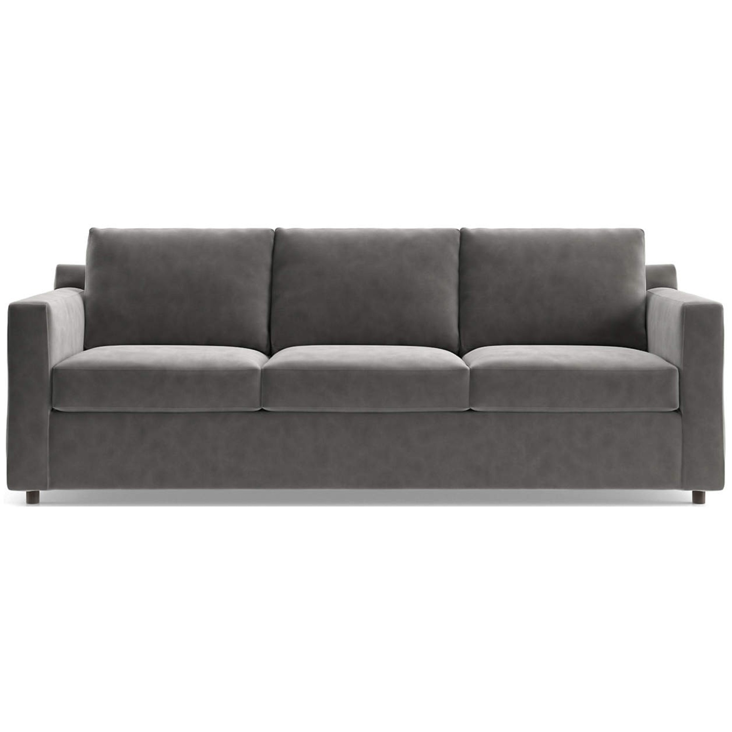 Crate & Barrel Barrett II Dark Gray Fabric Sleeper Sofa - image-4